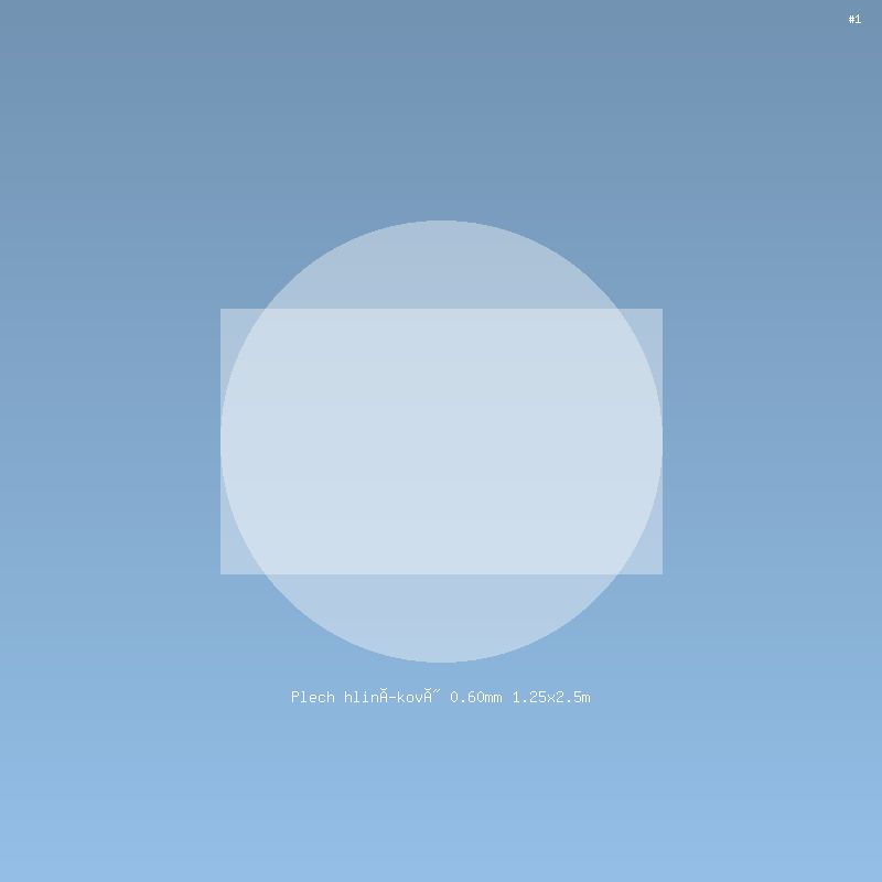 Plech hliníkový 0.60mm 1.25x2.5m