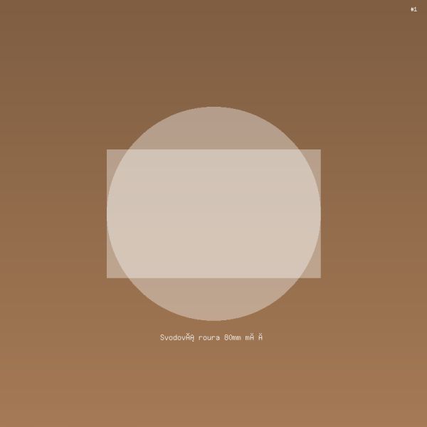 Svodová roura 80mm měď