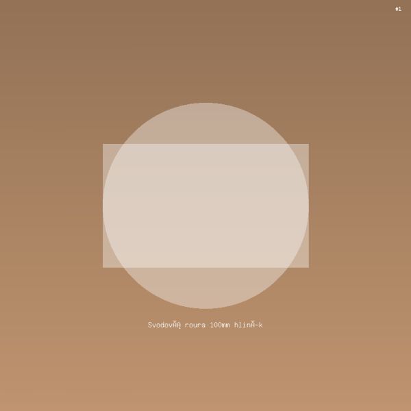 Svodová roura 100mm hliník