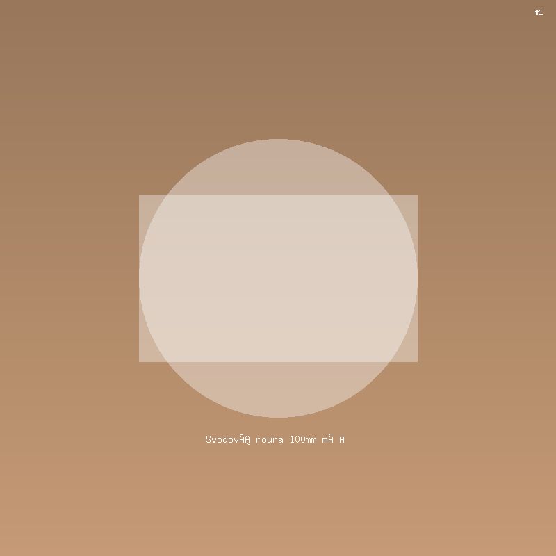 Svodová roura 100mm měď