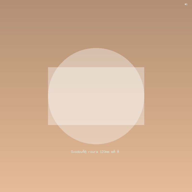 Svodová roura 120mm měď