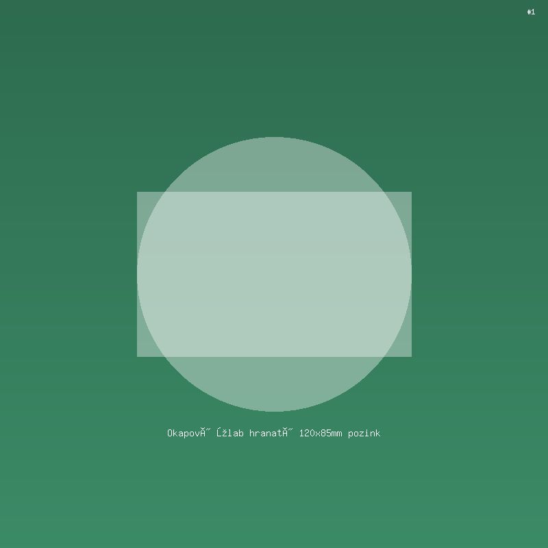 Okapový žlab hranatý 120x85mm pozink