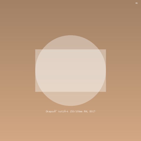 Okapový kotlík 150/100mm RAL 8017