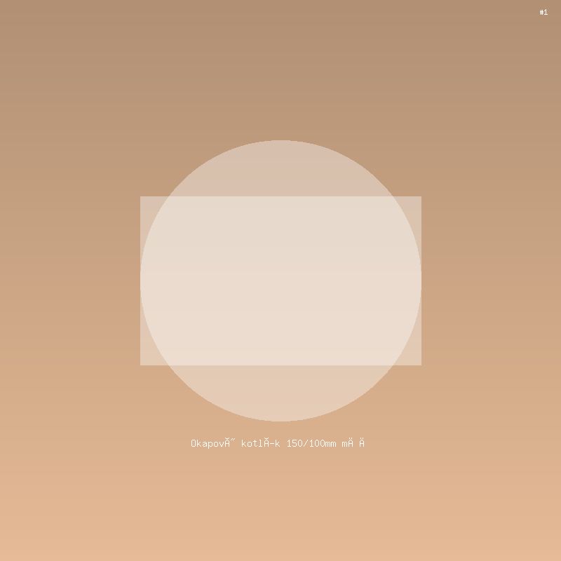 Okapový kotlík 150/100mm měď