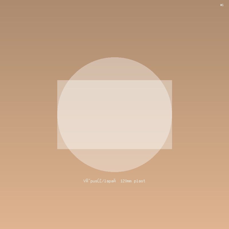 Výpusť/lapač 120mm plast