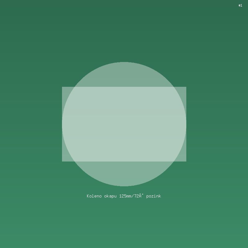 Koleno okapu 125mm/72° pozink