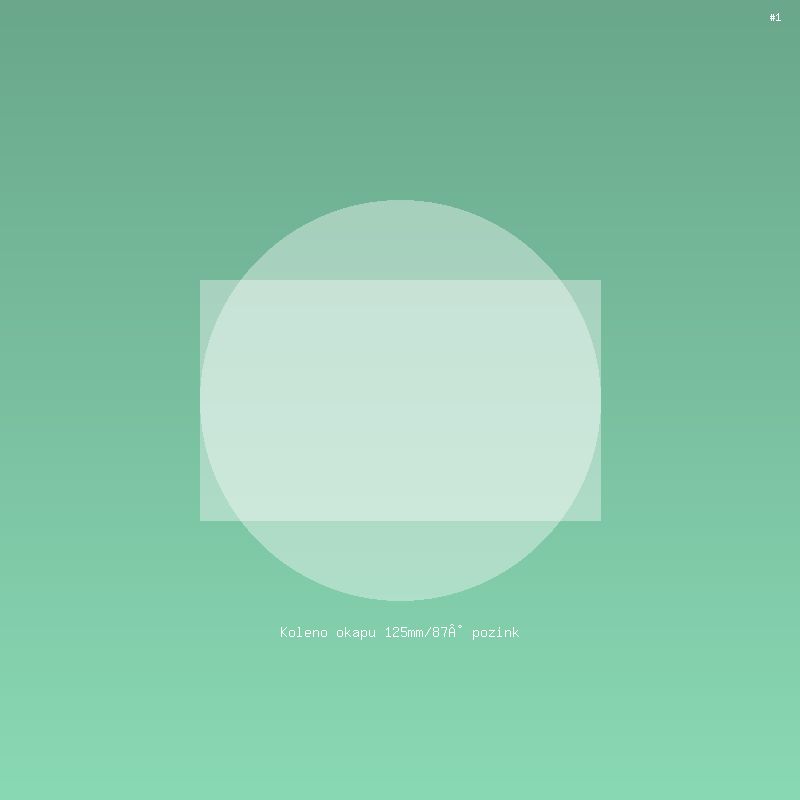 Koleno okapu 125mm/87° pozink