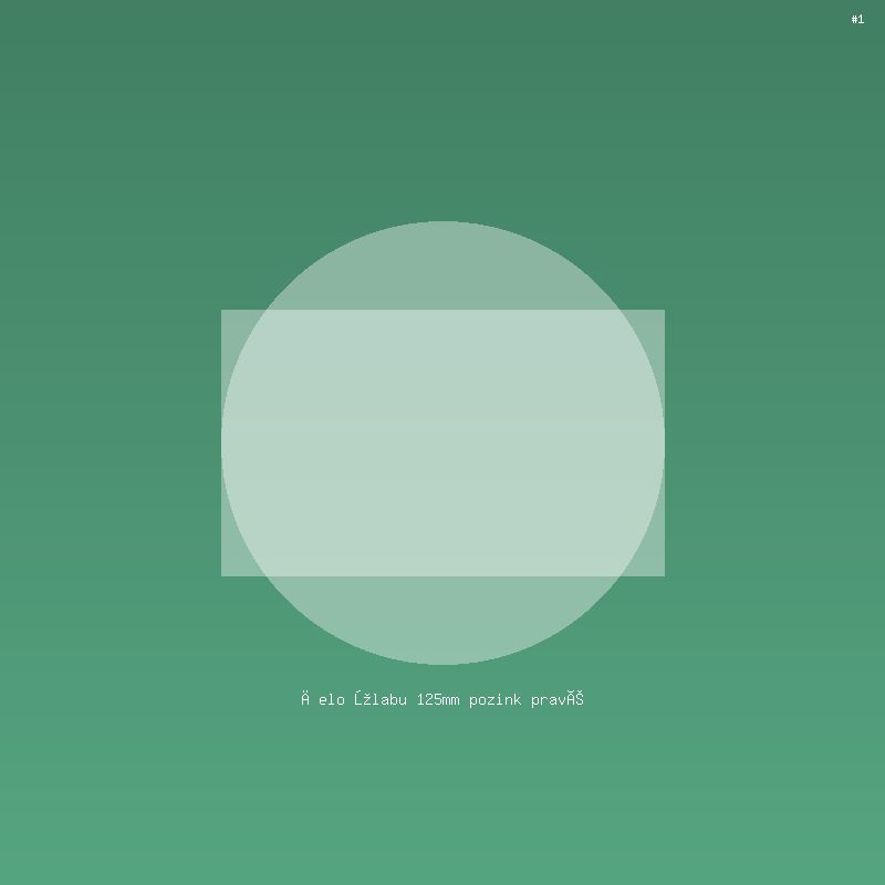 Čelo žlabu 125mm pozink pravé