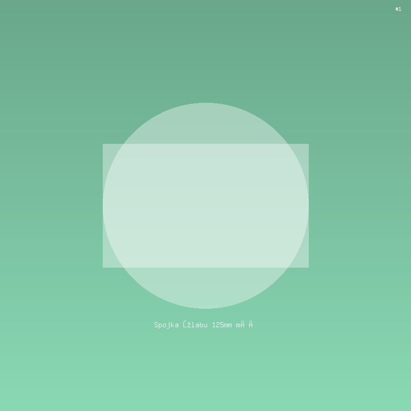 Spojka žlabu 125mm měď